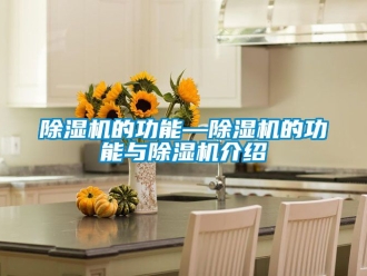 企業新聞除濕機的功能—除濕機的功能與除濕機介紹