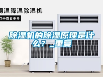 企業(yè)新聞除濕機的除濕原理是什么？_重復(fù)