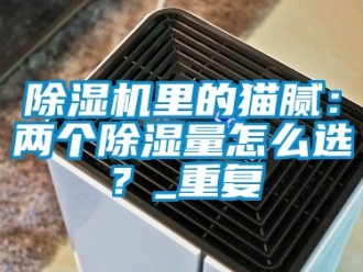 行業新聞除濕機里的貓膩：兩個除濕量怎么選？_重復