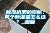 除濕機里的貓膩：兩個除濕量怎么選？_重復