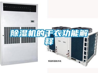 企業(yè)新聞除濕機的干衣功能解釋