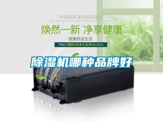 企業新聞除濕機哪種品牌好