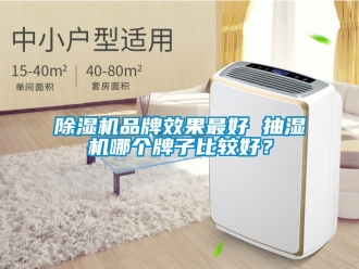 企業新聞除濕機品牌效果最好 抽濕機哪個牌子比較好？